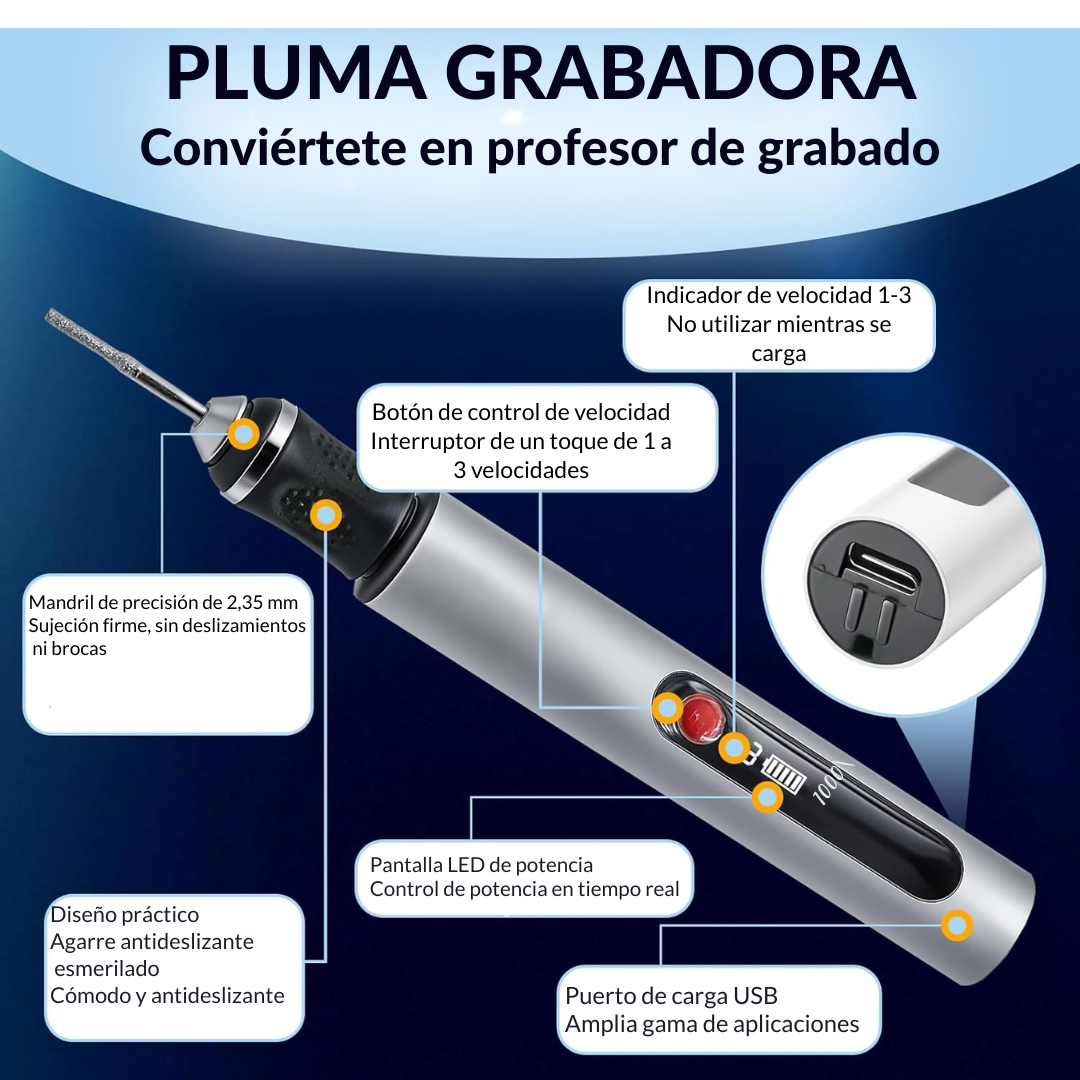 Vexo™ Lápiz Grabador Eléctrico